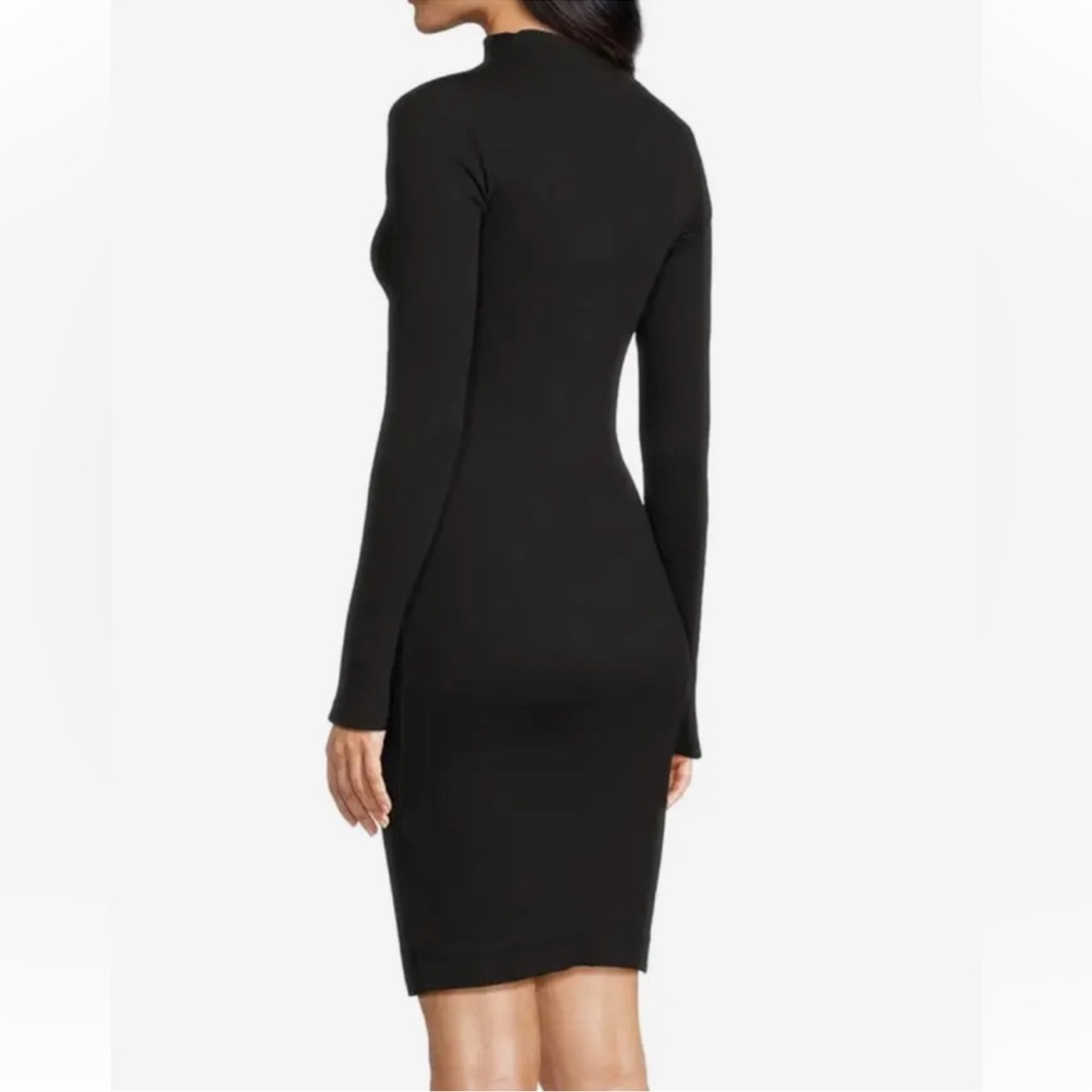 Michael Stars Los Angeles Romi Ruched Front Ribbed Dress - XL - Picture 2 of 6
